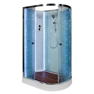 Душевая кабина Deto ЕМ1512 L N LED 120х80х208 см